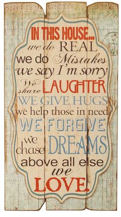 In this house we Love